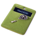 MacLeod Clan Crest Pewter Tie Pin