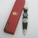 MacDonald Clan Crest Sgian Dubh - Stone Top