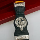 MacDonald Clan Crest Sgian Dubh - Stone Top