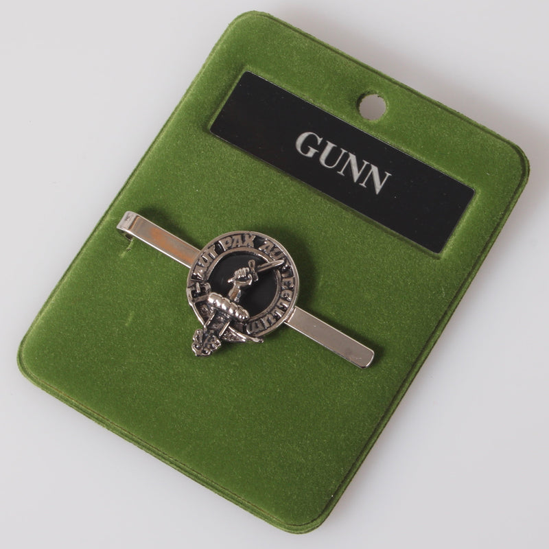 Gunn Clan Crest Pewter Tie Slide