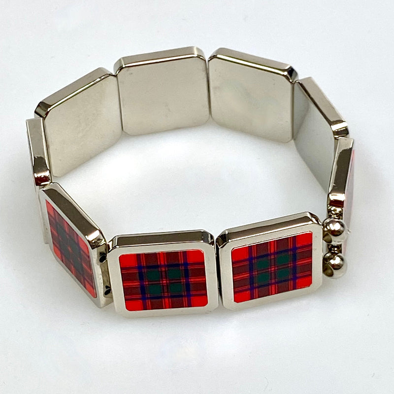 Drummond Modern Tartan Multi Facet Bracelet