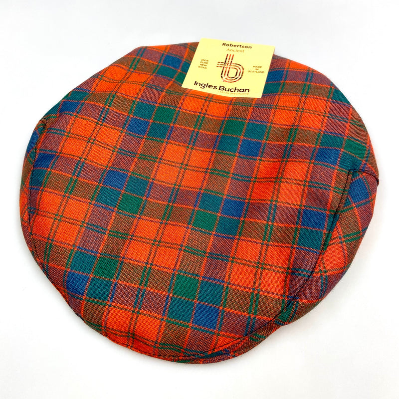 Pure Wool Golf Cap in Robertson Ancient Tartan