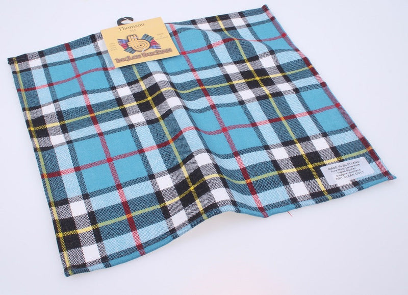 Wool Tartan Pocket Square in Thompson Modern Tartan