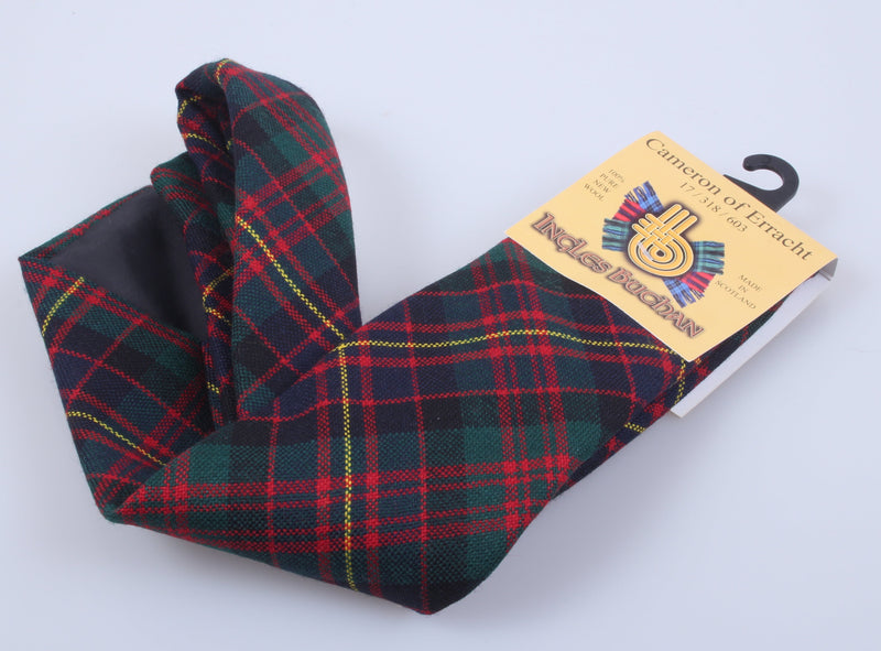 Pure Wool Tie in Cameron of Erracht Modern Tartan