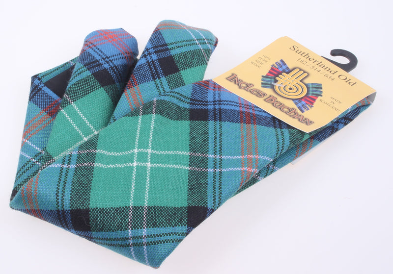 Pure Wool Tie in Sutherland Old Ancient Tartan