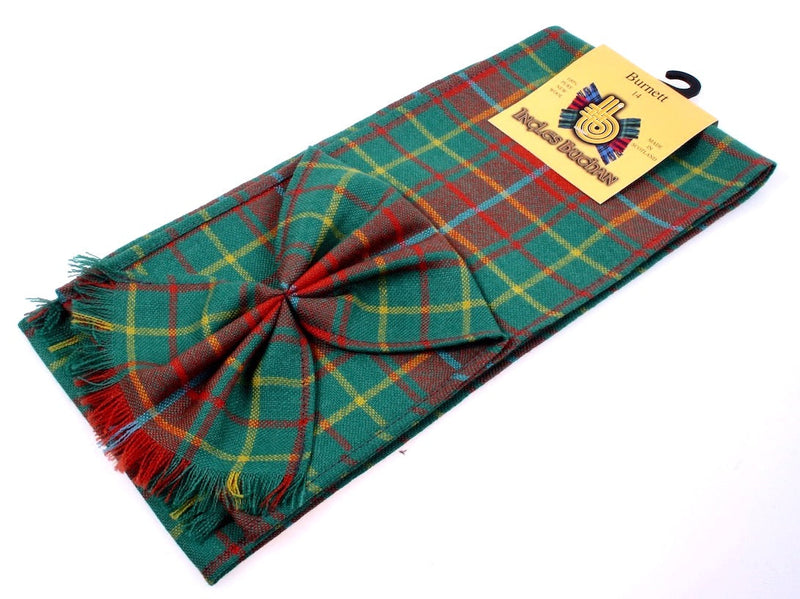 Wool Mini Sash in Burnett Ancient Tartan