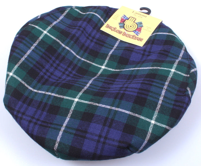 Pure Wool Golf Cap in Lamont Modern Tartan