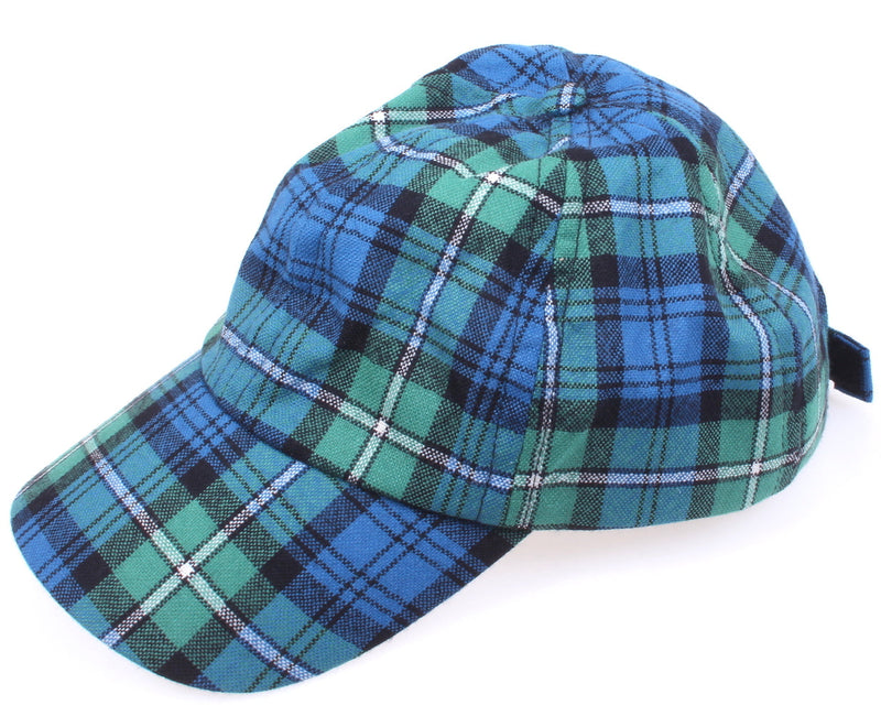 Wool Baseball Cap in Forbes Ancient Tartan