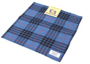 Wool Tartan Pocket Square in MacKay Blue Ancient Tartan