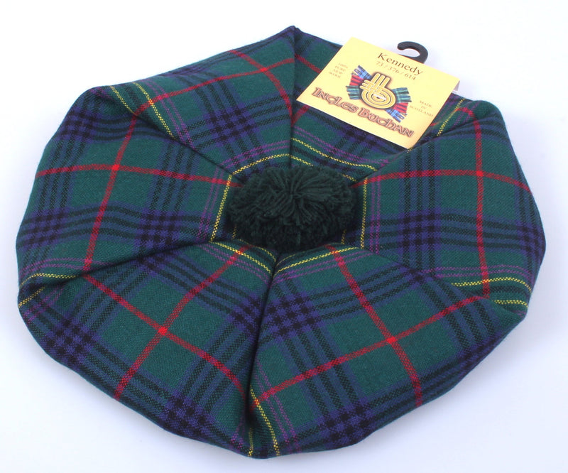 Unisex Wool Tam in Kennedy Modern Tartan