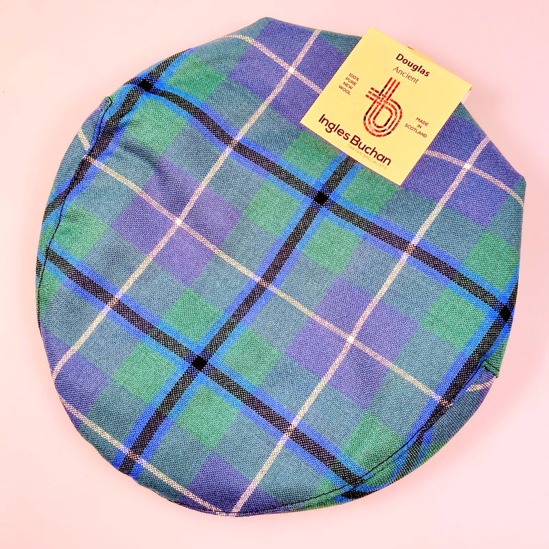 Pure Wool Golf Cap in Douglas Ancient Tartan