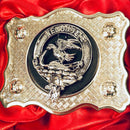 Graham Pewter Clan Crest Buckle For Kilt Belts