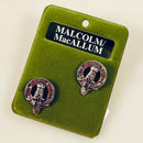 MacCallum Clan Crest Pewter Cufflinks