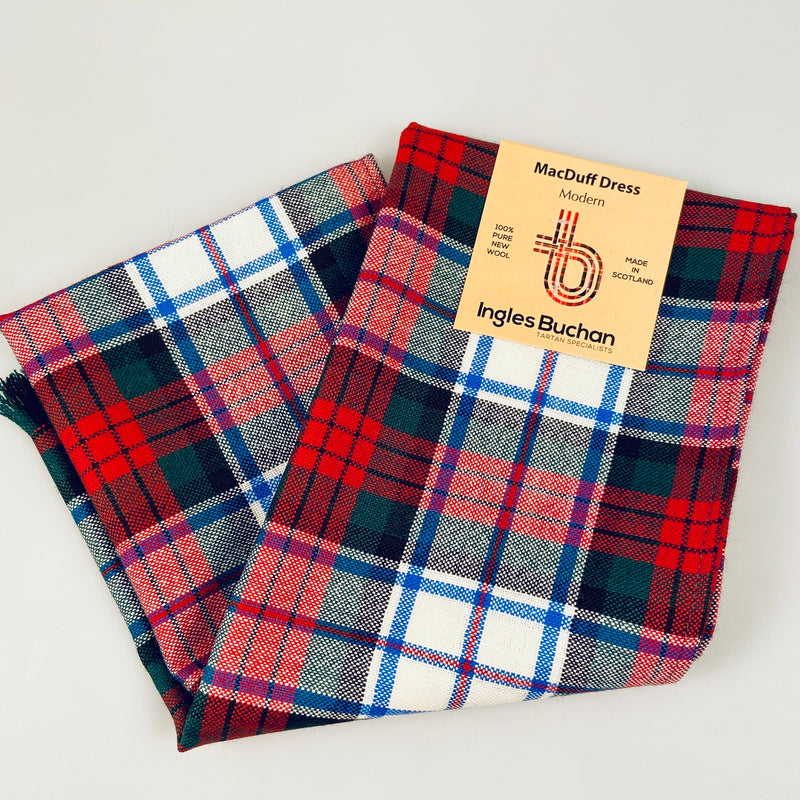 Wool Scarf in MacDuff Dress Modern Tartan