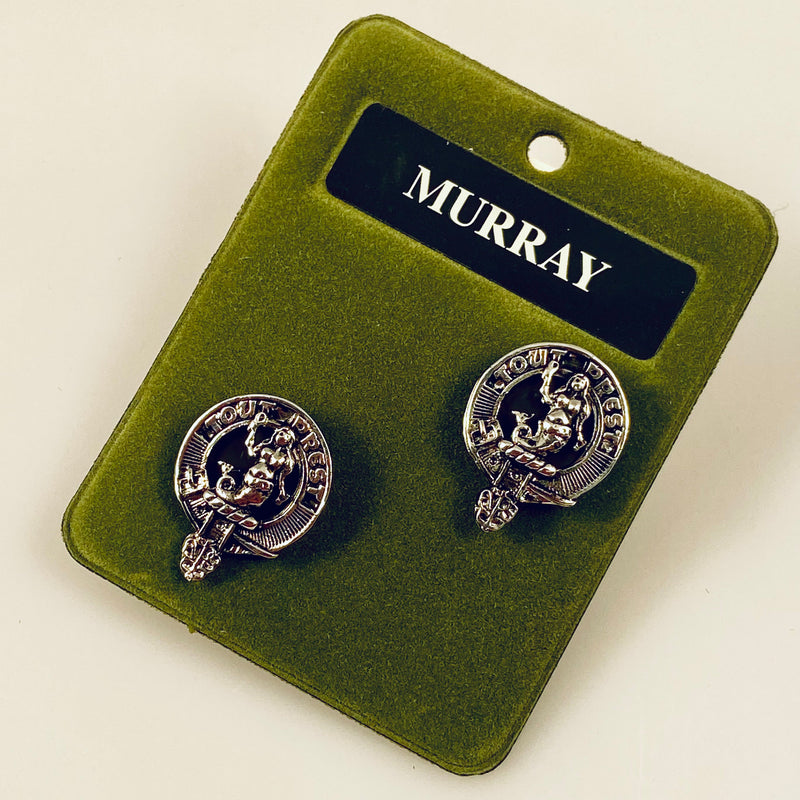 Murray Clan Crest Pewter Cufflinks