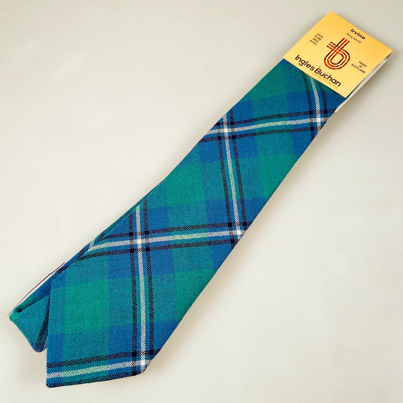 Pure Wool Tie in Irvine Ancient Tartan