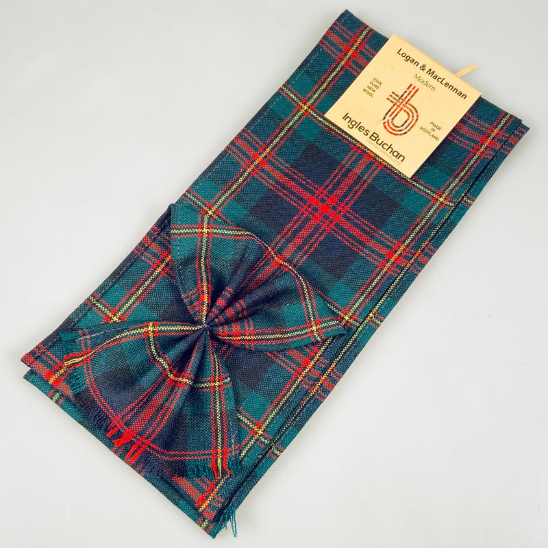 Wool Mini Sash in Logan Modern Tartan