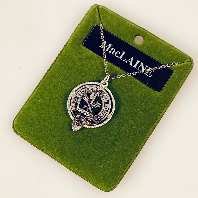 MacLaine Clan Crest Pendant