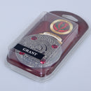 Grant Clan Crest Pewter Plaid Brooch