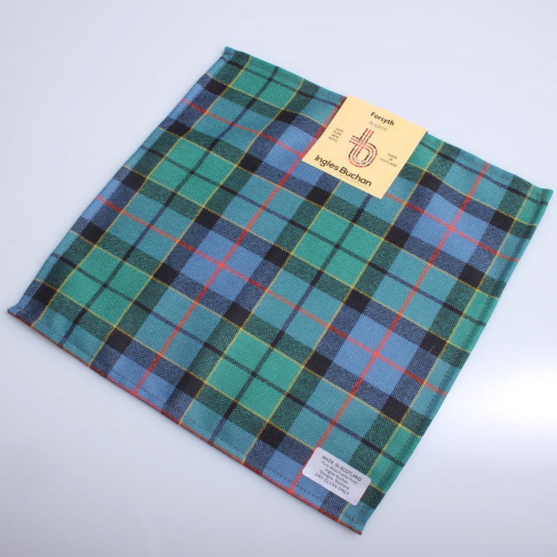 Pocket Square in Forsyth Ancient Tartan.