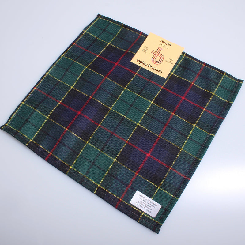 Pocket Square in Forsyth Modern Tartan