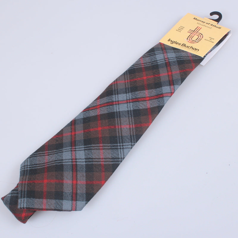 Pure Wool Tie in Murray of Atholl Weathered Tartan