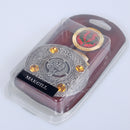 Makgill Clan Crest Pewter Plaid Brooch