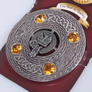 Makgill Clan Crest Pewter Plaid Brooch