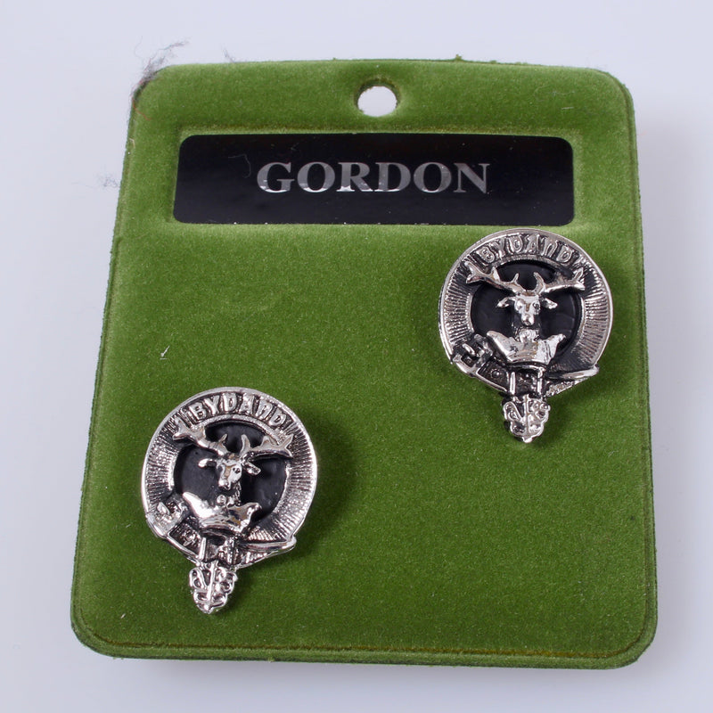 Gordon Clan Crest Pewter Cufflinks