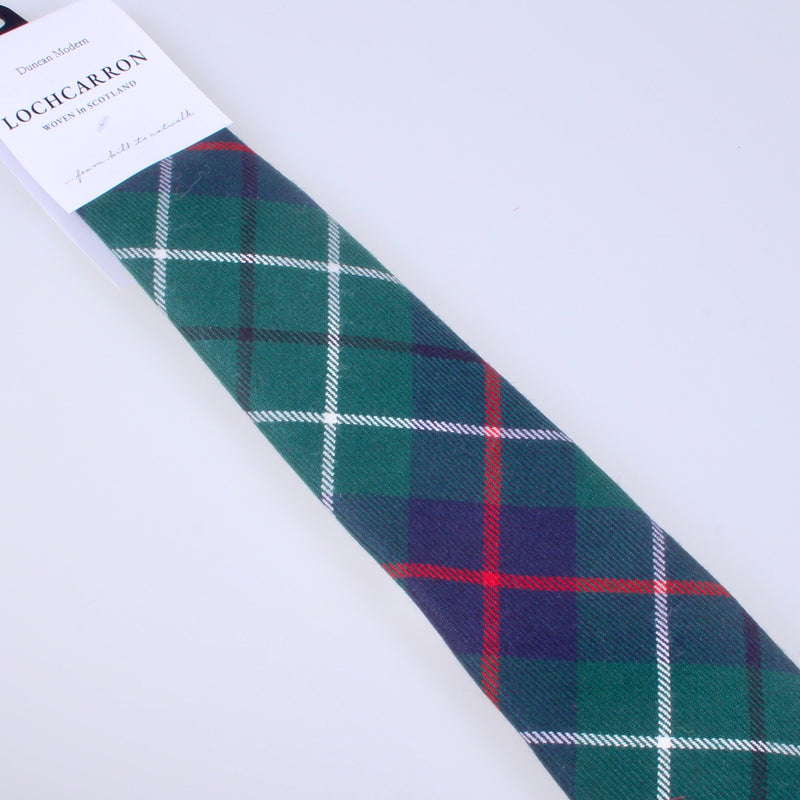 Luxury Pure Wool Tie in Duncan Modern Tartan