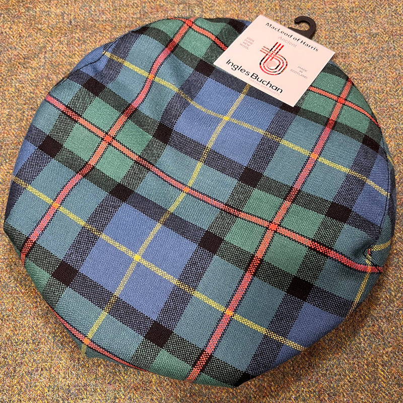 Pure Wool Golf Cap in MacLeod of Harris Ancient Tartan