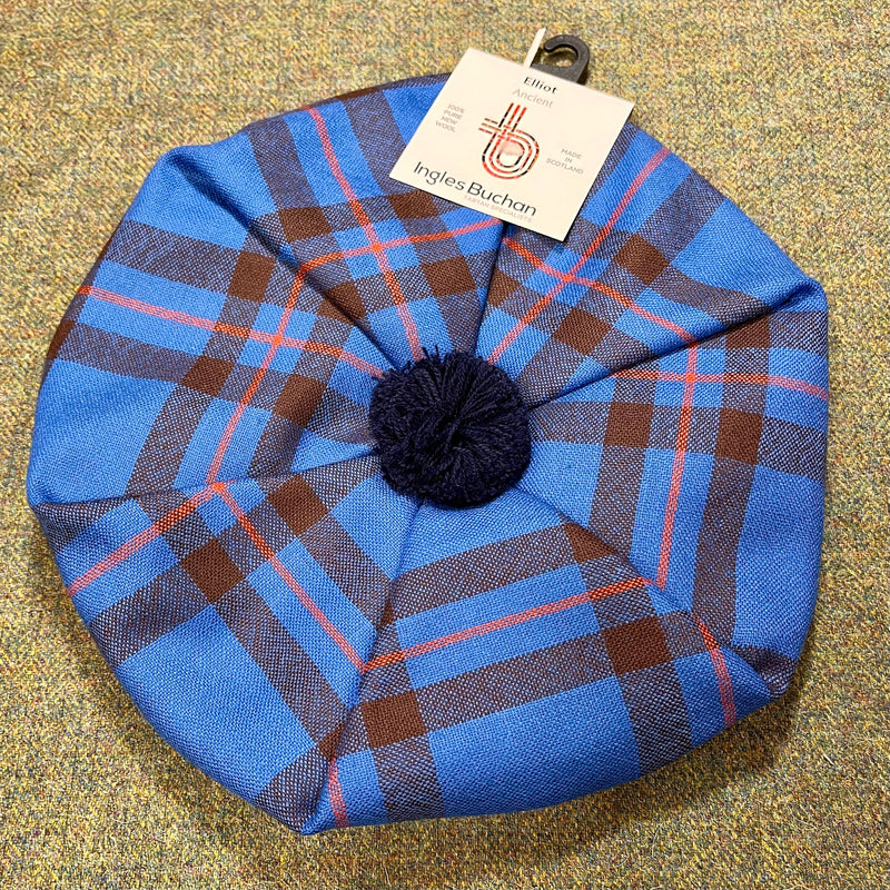 Unisex Wool Tam in Elliot Ancient Tartan