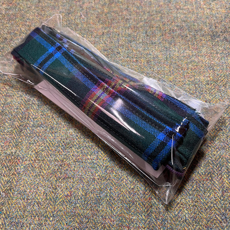 Wool Strip Ribbon in Young Modern Tartan - 5 Strips, Choose your Width