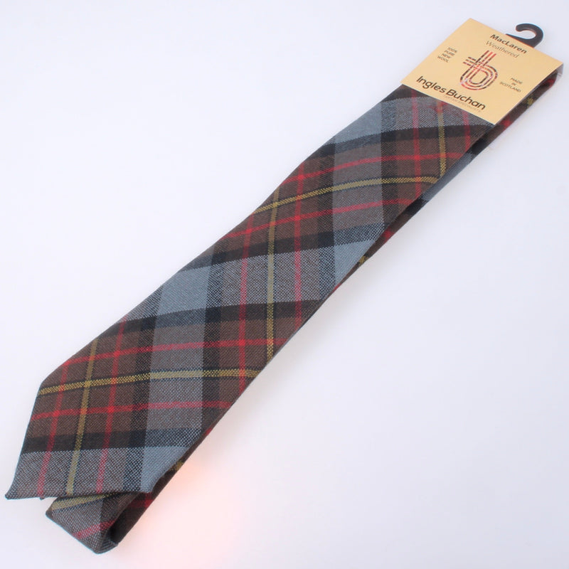 Pure Wool Tie in MacLaren Weathered Tartan