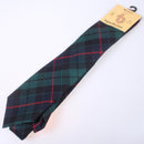 Pure Wool Tie in Morrison Green Modern Tartan