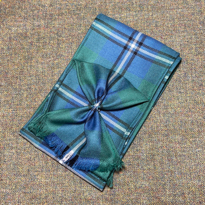 Luxury Wool Tartan Mini Sash in Irvine Ancient Tartan