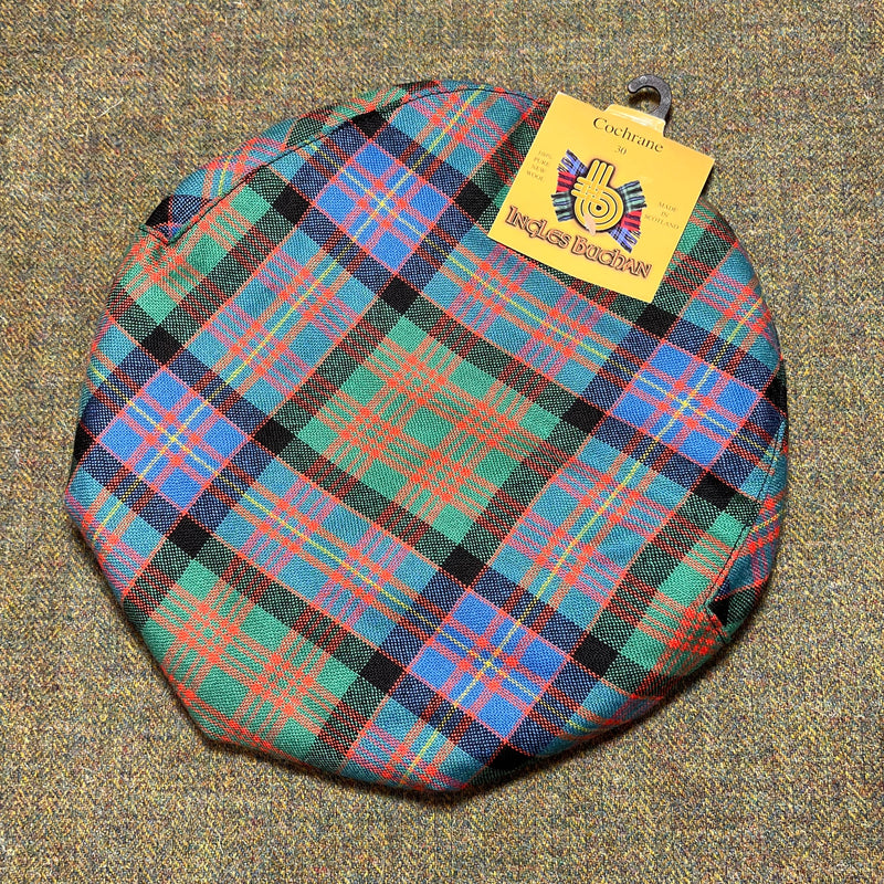 Pure Wool Golf Cap in Cochrane Ancient Tartan