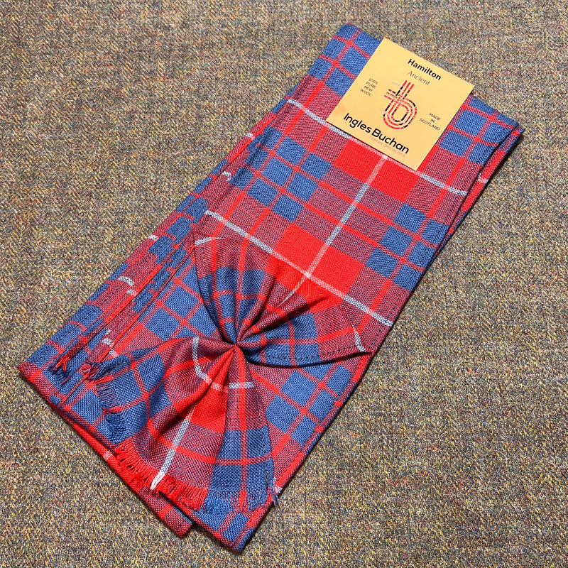 Mini Sash in Hamilton Red Ancient Tartan