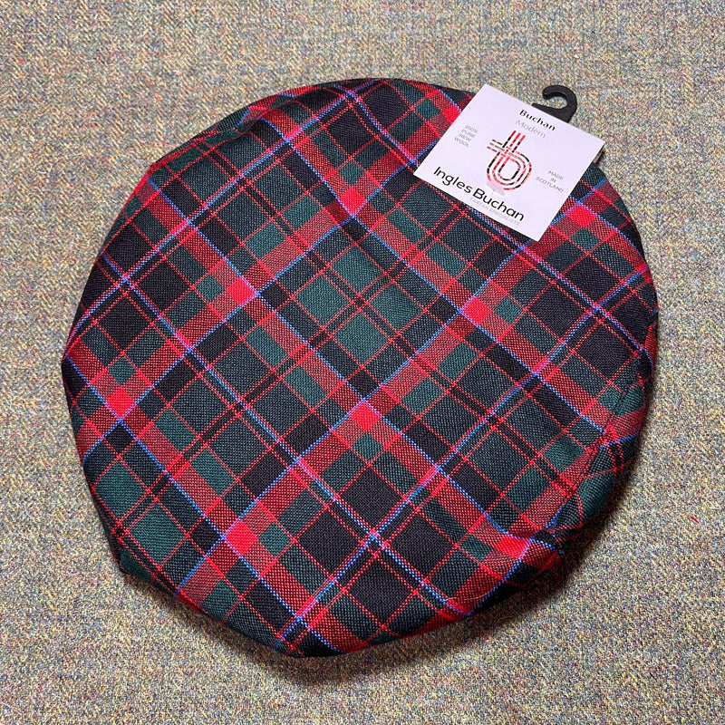 Pure Wool Golf Cap in Buchan Modern Tartan