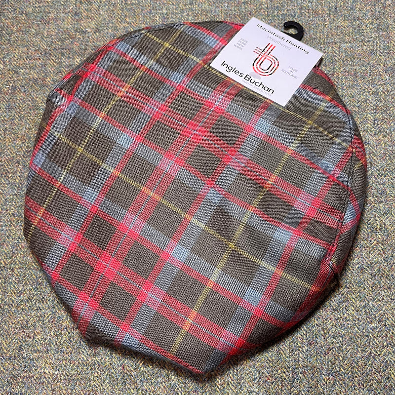 Pure Wool Golf Cap in MacIntosh Hunting Weathered Tartan