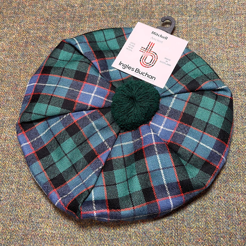 Unisex Wool Tam in Mitchell Ancient Tartan