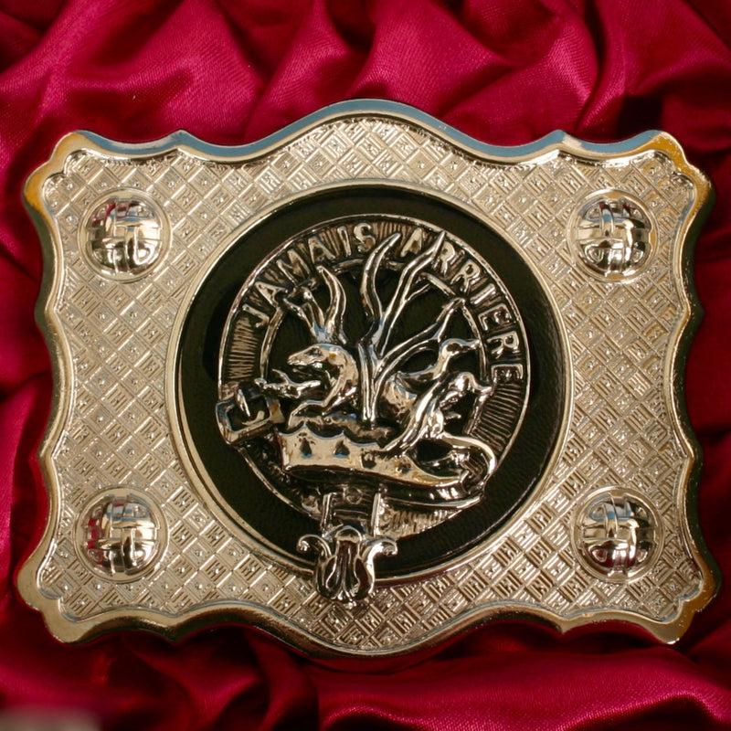 Douglas Pewter Clan Crest Buckle For Kilt Belts