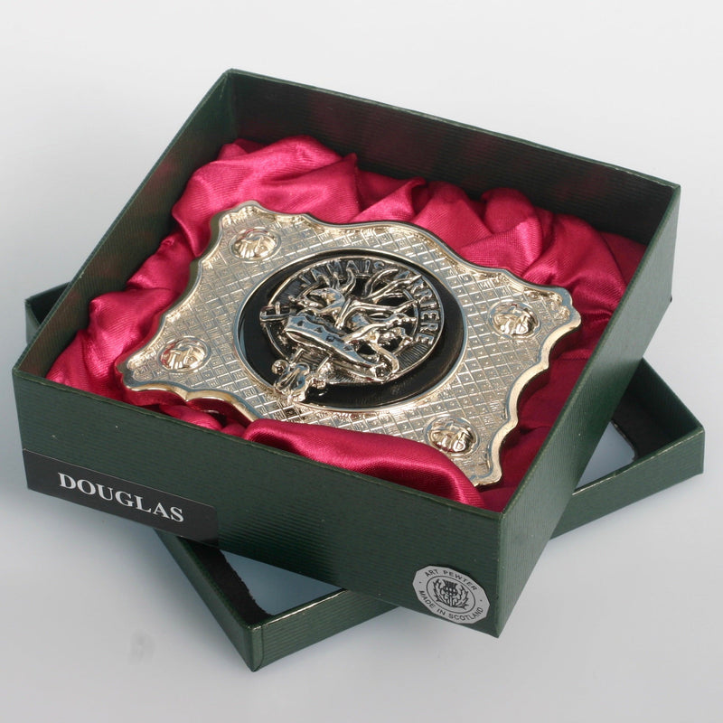 Douglas Pewter Clan Crest Buckle For Kilt Belts