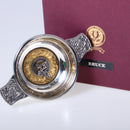 Bruce Clan Crest Quaich with Gold Trim