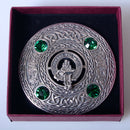 MacNeil Clan Crest Pewter Plaid Brooch
