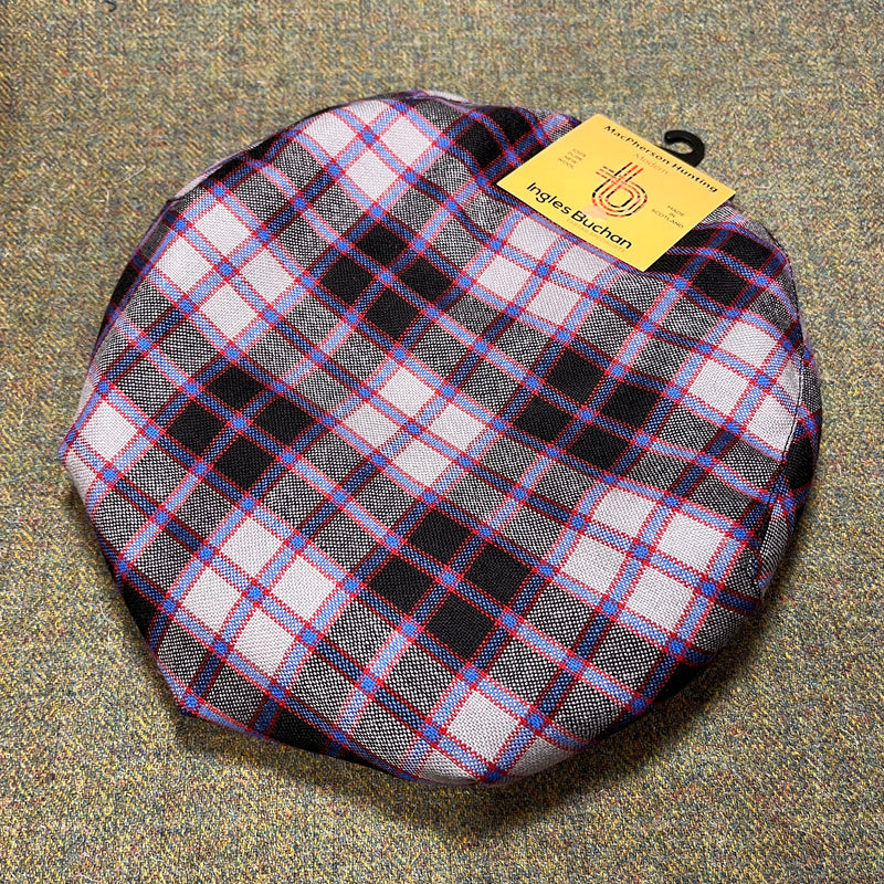 Pure Wool Golf Cap in MacPherson Hunting Modern Tartan