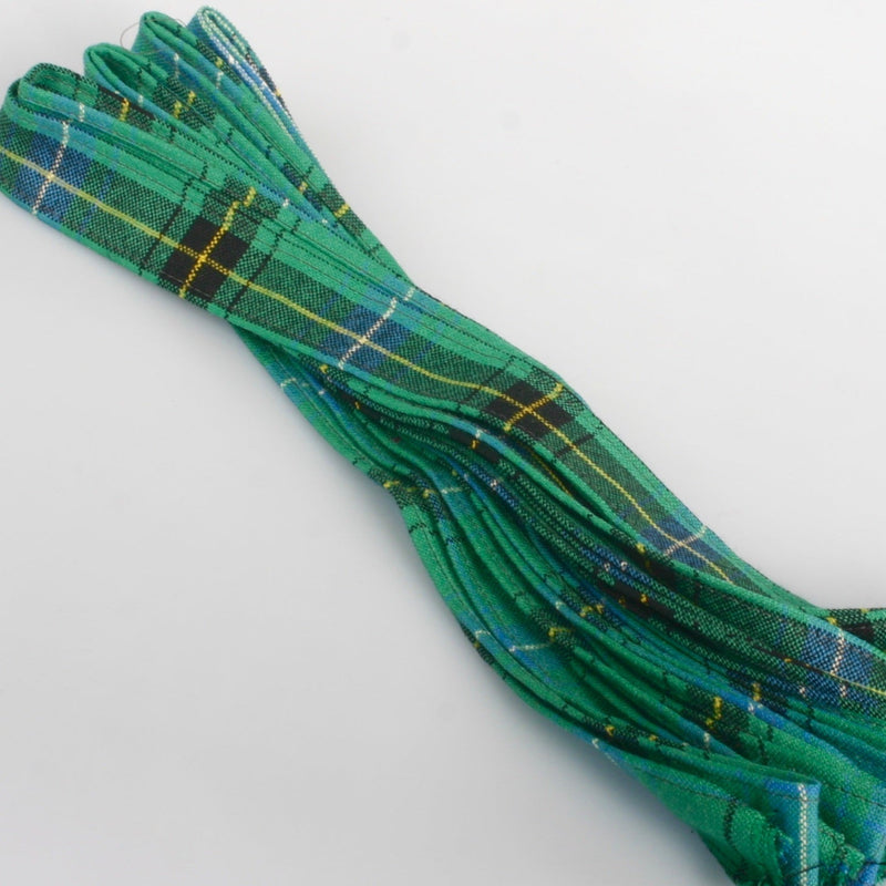 Wool Strip Ribbon in Henderson Ancient Tartan - 5 Strips, Choose your Width