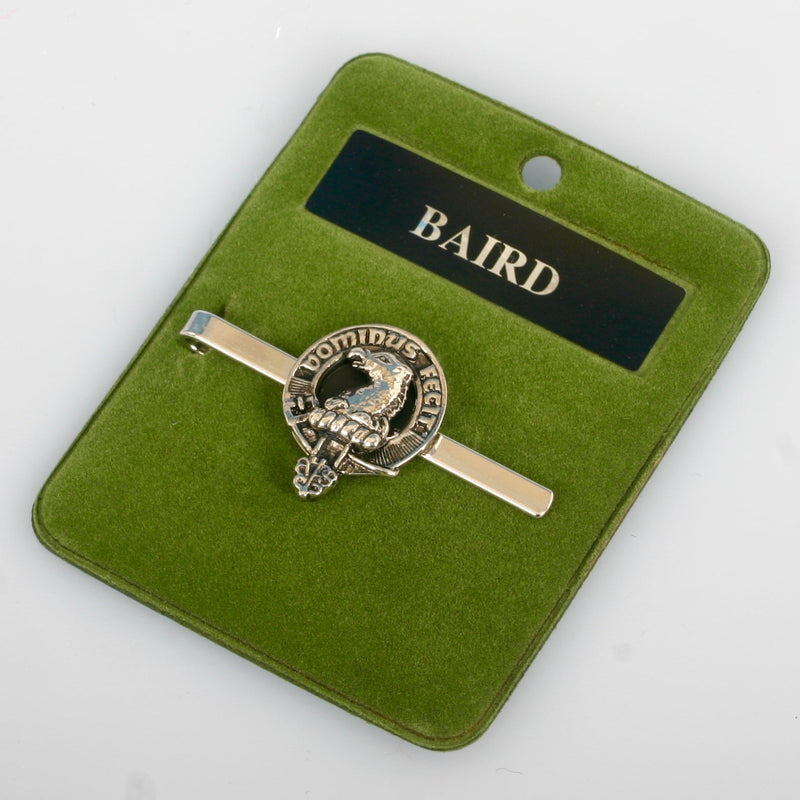 Baird Clan Crest Pewter Tie Slide