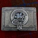 Crichton Pewter Clan Crest Buckle For Kilt Belts