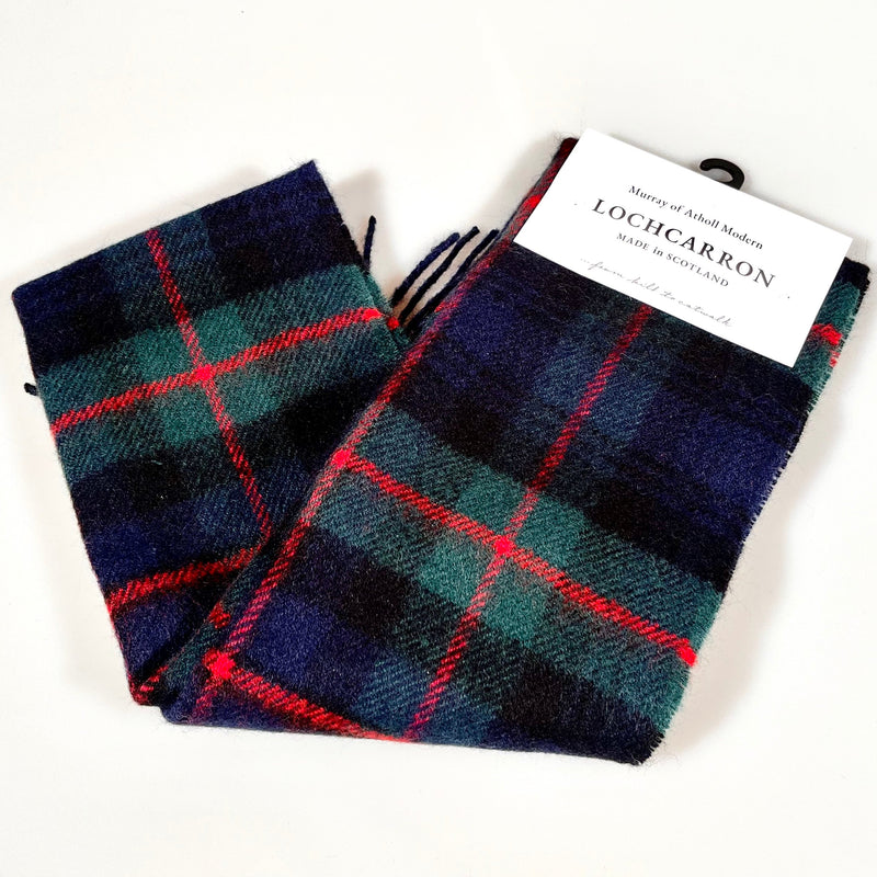 Lambswool Scarf in Murray of Atholl Modern Tartan